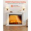 Electric Fireplace Insert, 35 inch Recessed and Wall Mounted with Adjustable Flame Color Brightness & 8h Timer & Remote Control