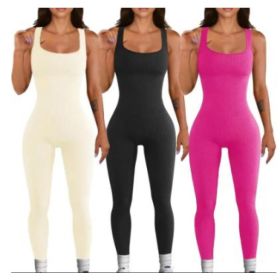 Women's Suspender Tank Top Tights (Option: 3PCS-XL)