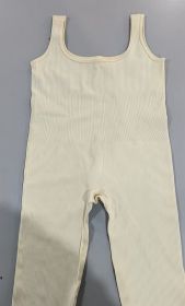 Women's Suspender Tank Top Tights (Option: White-2XL)