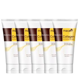 Only Supports Self Pickup With Waybill Collagen No Heat Hair Mask Deep Repair Dry Damaged Hair Smooth Frizz Boost Shine Volume (Option: 600mL)